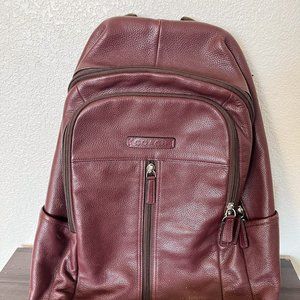 Coach Leather Backpack